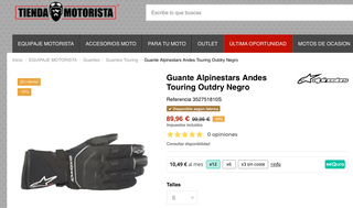 Guantes Alpinestar Andes Touring Outdry