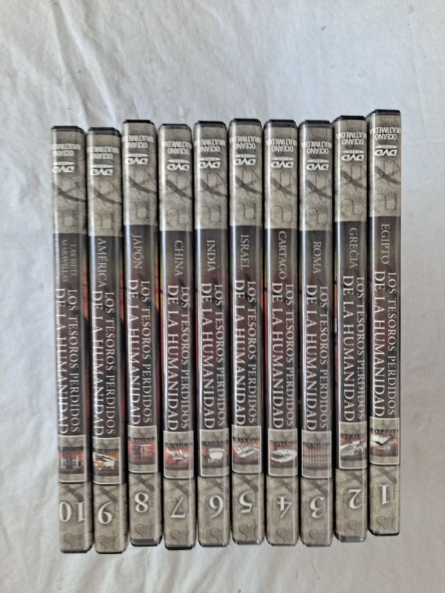 Colección DVD Tesoros Perdidos de la Humanidad