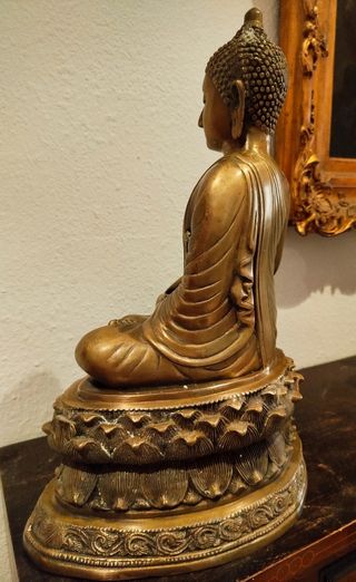 Escultura Buda Bronce