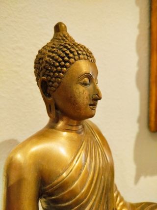 Escultura Buda Bronce