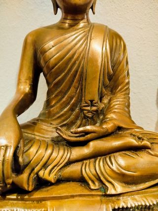 Escultura Buda Bronce