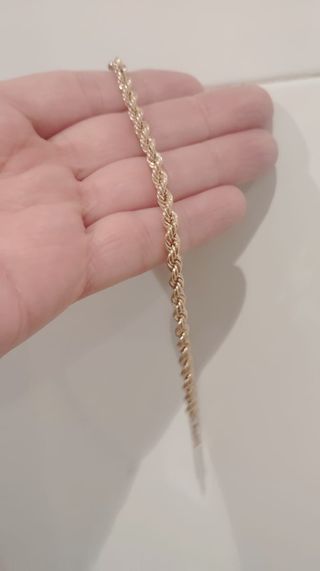 PULSERA ESTILO SALOMONICA, 18 KILATES.