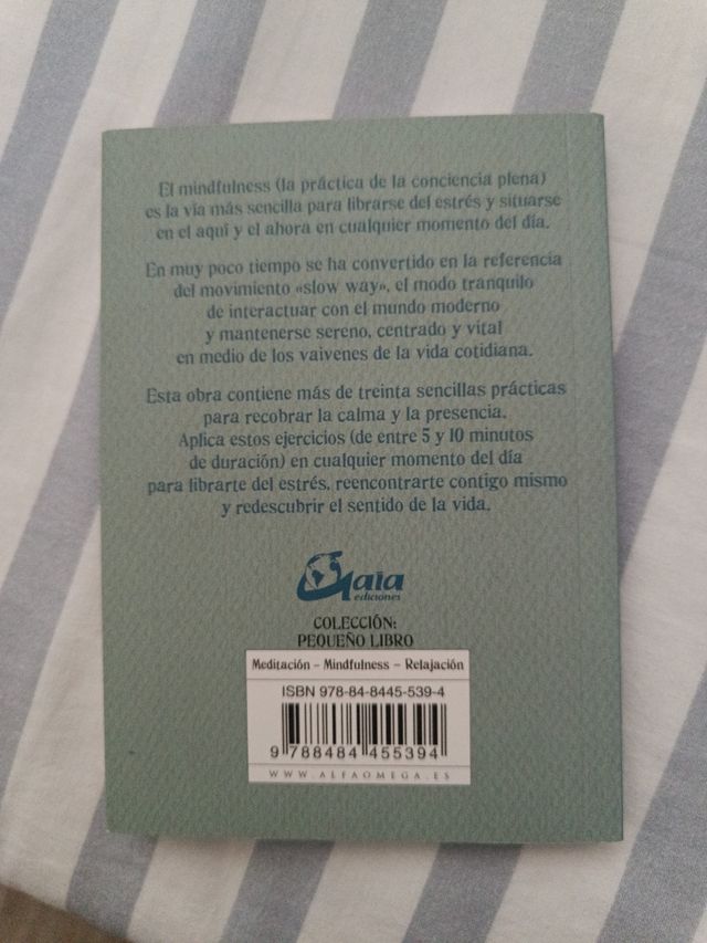 El pequeño libro del Mindfulness: 10 minutos al...