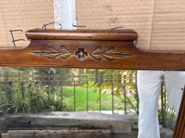 Espejo Rústico Madera Antigua