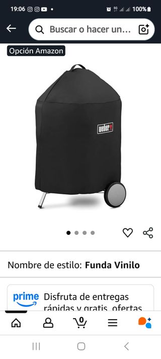 Funda Weber para Barbacoa Traveler Deluxe