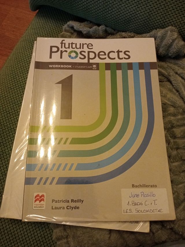Libro Inglés 1 Bachillerato Future Prospects