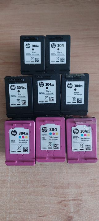 Cartuchos Tinta HP 304XL VACÍOS.