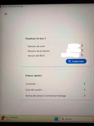 Portátil Lenovo ThinkPad L14 Gen5