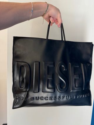 Bolso shopper Diesel negro