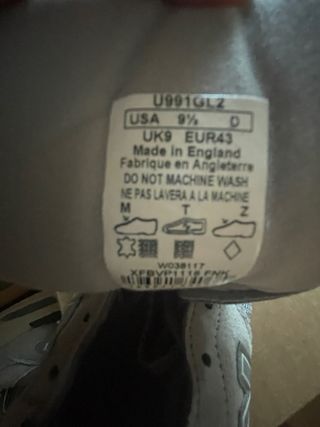 New Balance 991 Made in UK Grey Rock
