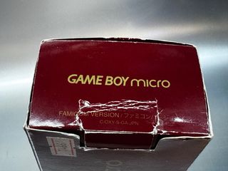 Game Boy Micro Edición Mario 20 Aniversario
