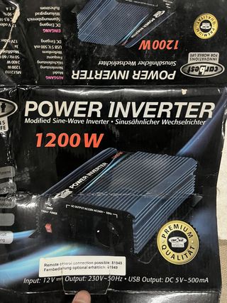 Inversor de Corriente 1200W Carbest