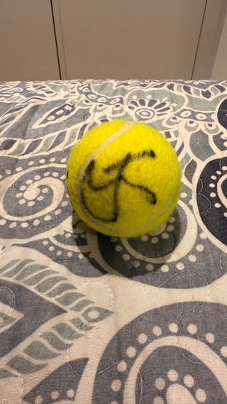 Pelota de tenis firmada por Taylor Fritz