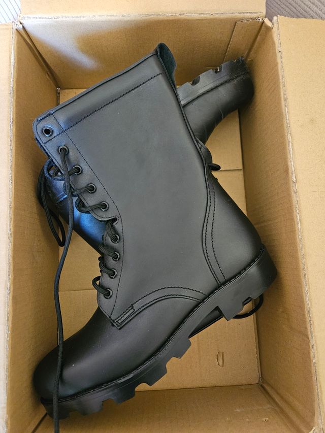 Botas militares con punta de acero Talla 44