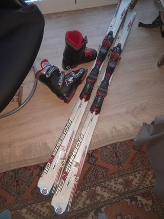 Esquís Rossignol 170cm , Botas Salomon Talla 38