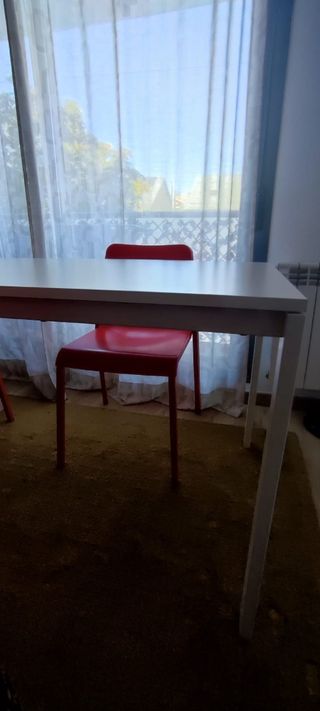 Mesa Ikea Vihals 125x74 cm Blanca. 