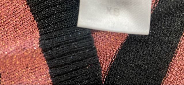 Jersey Dolores Promesas Rayas Rosa y Negro Talla X