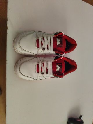 Zapatillas Nike Full Force Low Rojas y Blancas