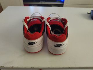 Zapatillas Nike Full Force Low Rojas y Blancas