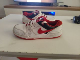 Zapatillas Nike Full Force Low Rojas y Blancas