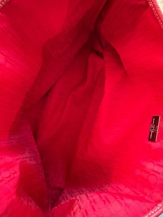 Bolso Carolina Herrera Piel Rojo nuevo! 