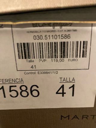 Zapatos Martinelli destalonados piel Talla 41