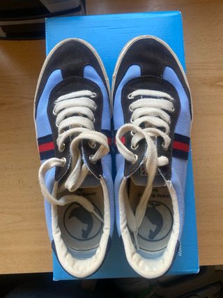 Zapatillas El Ganso Azul y Negro