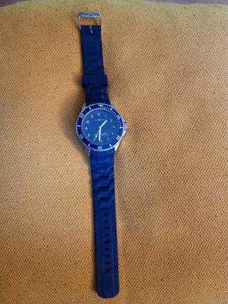 Reloj Alvaro Moreno Azul y Plateado