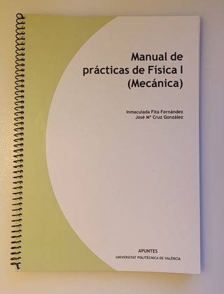 Manual de prácticas de Física I (Mecánica)