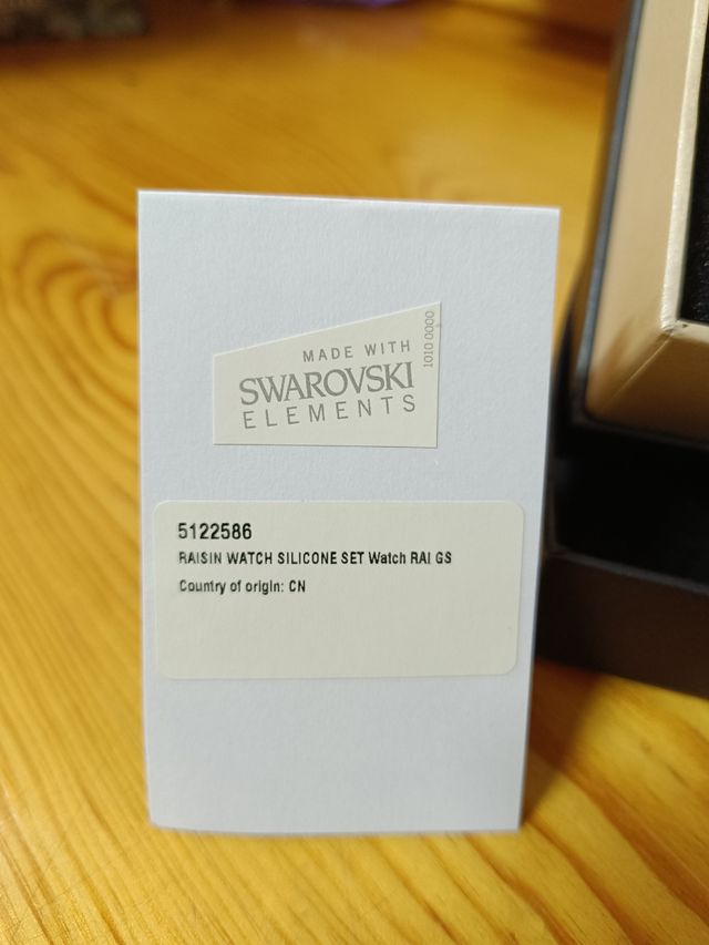 Reloj y Pulsera con Brillantes Swarovski Rosa