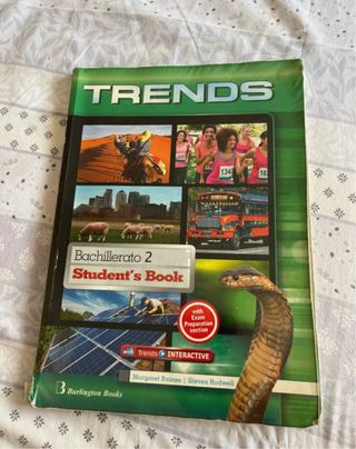 libro inglés 2 bachillerato trends burlington