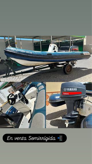 Semirrígida Astec VD-470 con motor 2t Yamaha.