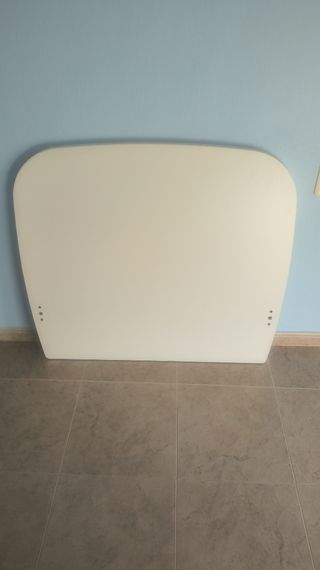 Cabezal de cama blanco