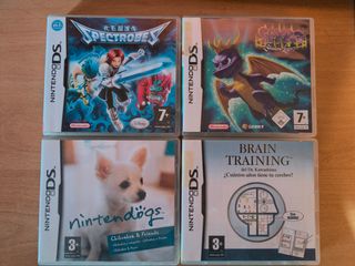 Lote 4 Juegos Nintendo DS
