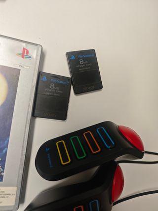 Pack PS2 Negro con Juegos y Mandos