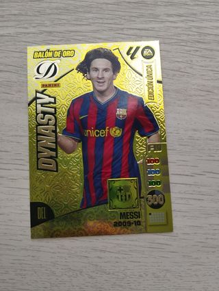 Carta Adrenalyn Messi Balón de Oro 2009-10