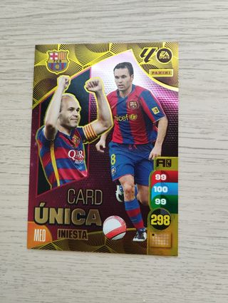 Carta Futbol Adrenalyn Iniesta FC Barcelona