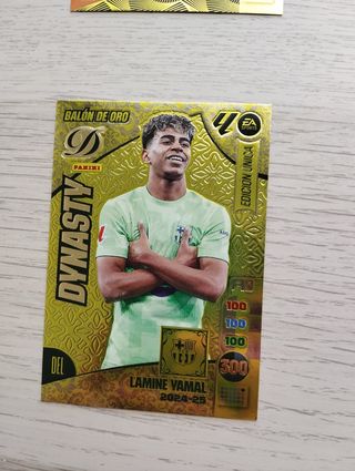Carta Adrenalyn Lamine Yamal Balón de Oro