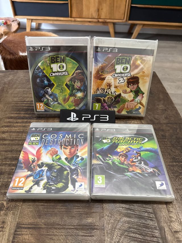 4 Juegos Ben 10 PS3 pal Esp