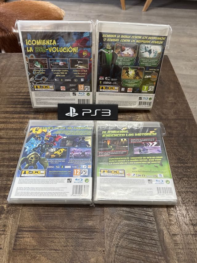 4 Juegos Ben 10 PS3 pal Esp