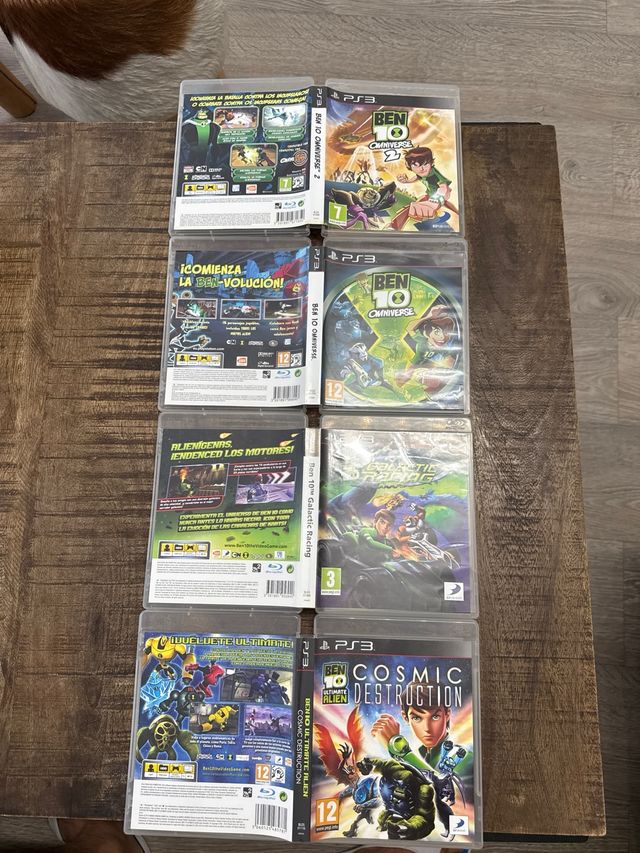 4 Juegos Ben 10 PS3 pal Esp