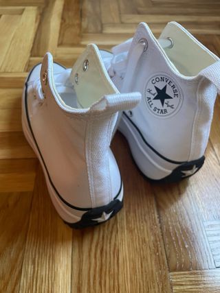 Converse Mujer Blancas Plataforma