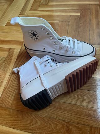 Converse Mujer Blancas Plataforma