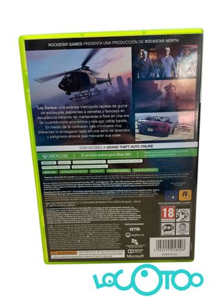 GRAND THEFT AUTO V Xbox 360
