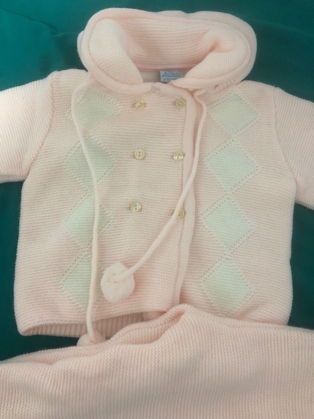 Set invernale rosa per bambini