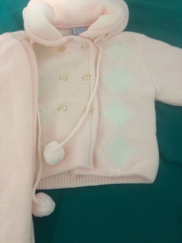 Set invernale rosa per bambini