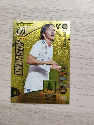 Carta Adrenalyn Modric Balón de Oro