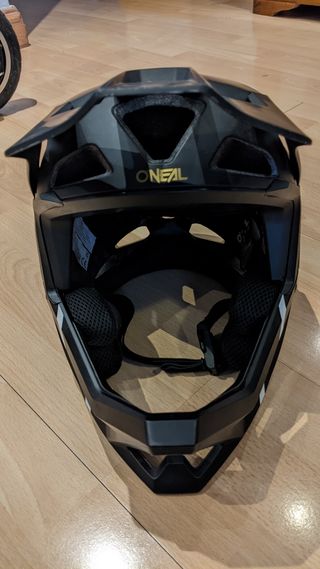 Casco ONeal Negro y Dorado Montaña