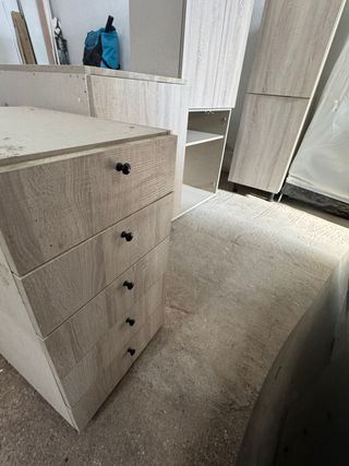 Muebles cocina gris + 2 sillas GRATIS!