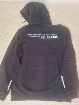 Sudadera H&M Negra con Capucha